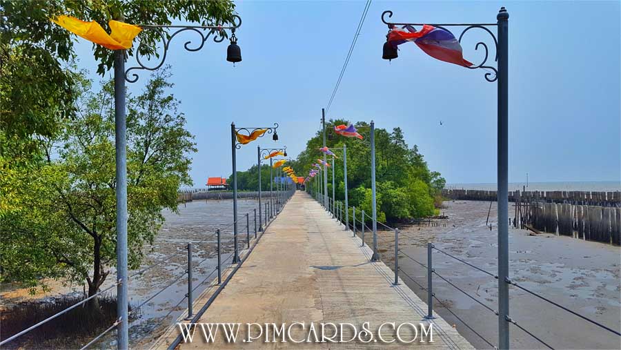 ทางเดินไปวัดขุนสมุทรจีน